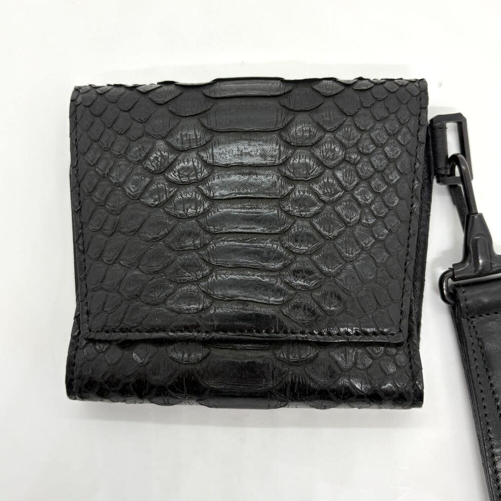 Julius by Tatsuro Horikawa FW15 Black Python Wallet